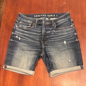 American Eagle Distressed Denim Shorts